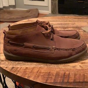 Peter Millar Clingman Brown Suede Chukka Boots